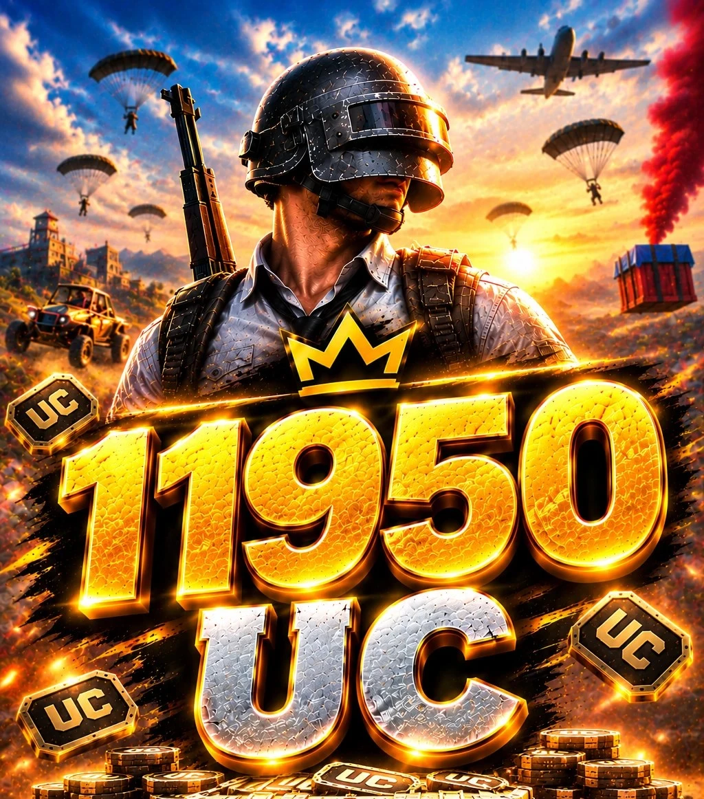 PUBG Mobile 11950 UC ID Yükleme Şansı