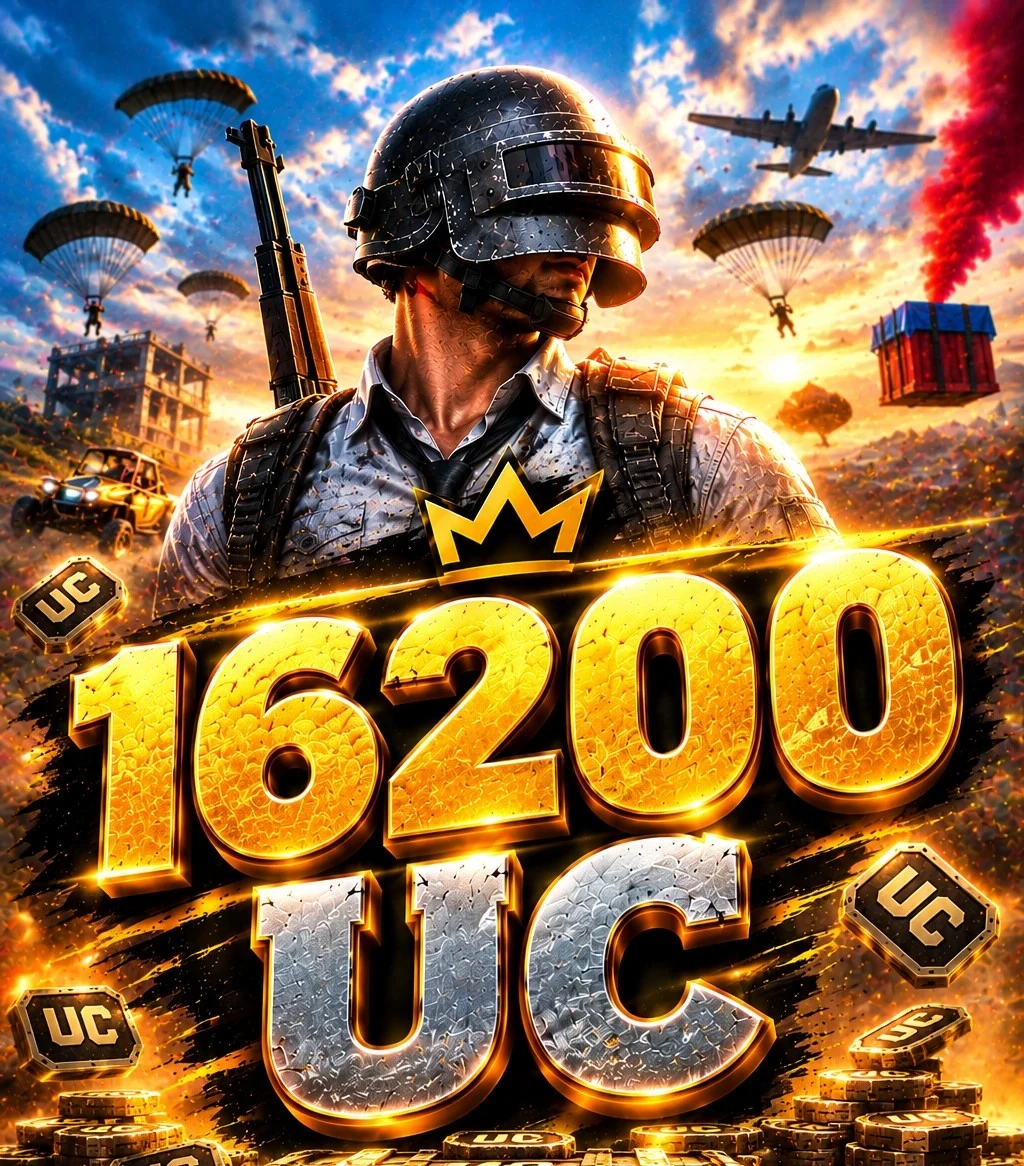 PUBG Mobile 16200 UC ID Yükleme Şansı 