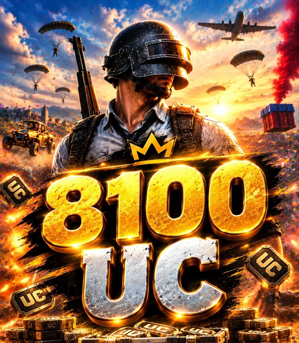 PUBG Mobile 8100 UC ID Yükleme Şansı