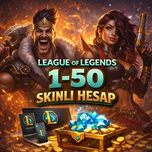 League OF Legends Random Hesap 1-50 