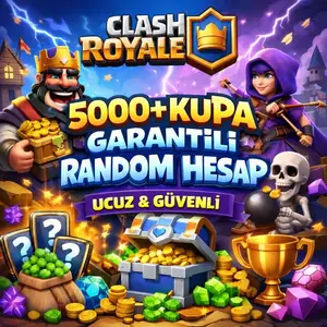5000+ Kupa Garantili Random Hesap