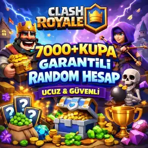 7000+ Kupa Garantili Random Hesap