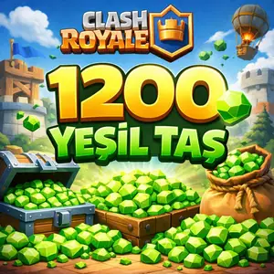 Clash Royale 1200 Yeşil Taş