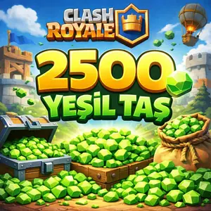 Clash Royale 2500 Yeşil Taş