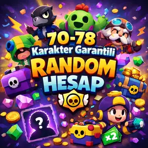 70-78 Karakter Garantili Random Hesap